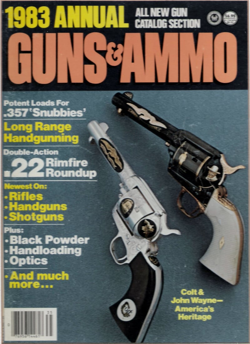 GUNS-AMMO-1983-ANNUAL-COVER-JOHN-WAYNE-COLT