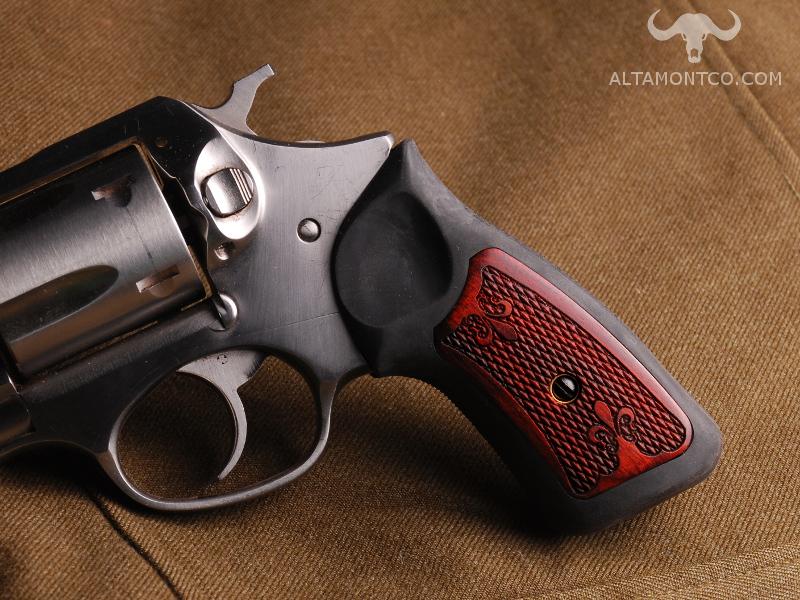 New hard wood Grip For Ruger SP 101 revolver grip checkered handgun handm.....