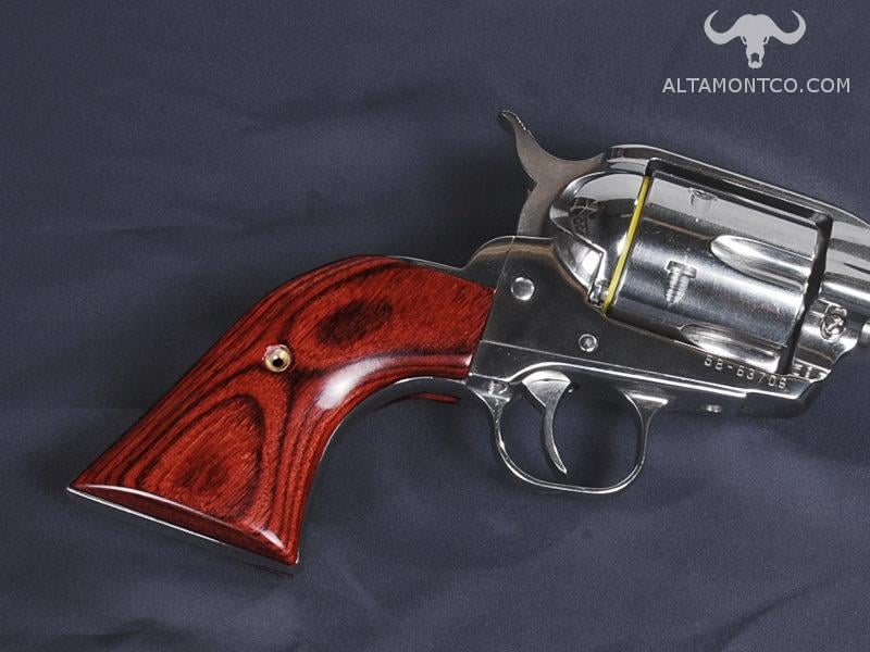 Ruger Grips New Vaquero Imitation Stag with Star Medallions 
