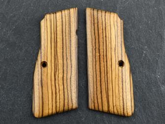 Browning Hi-Power Slim Panel Zebrawood</br>(Retail Price: $40)
