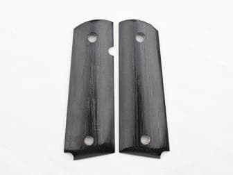 1911 Govt. Classic Panel Black Linen Micarta</br>(Retail Price: $45)