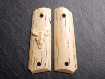1911 Govt. Classic Panel Aged Ivory with Buffalo Head on Right Hand Panel</br>(Retail Price: $68)