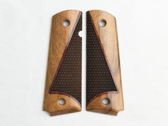 1911 Govt. Dual Panel French Walnut/Super Rosewood Checkered<br>(Retail Price: $72)