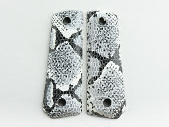 1911 Govt. Leather Panel Black/White Snakeskin</br>(Retail Price: $40)