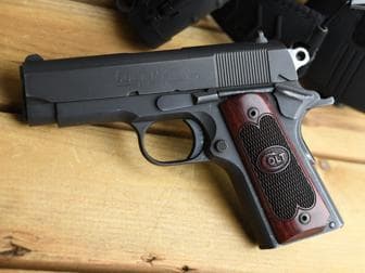 1911 Compact/Officer Classic Panel Silverblack Serpentine Pattern C