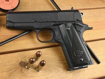 1911 Compact/Officer Classic Panel Silverblack Serpentine Pattern B