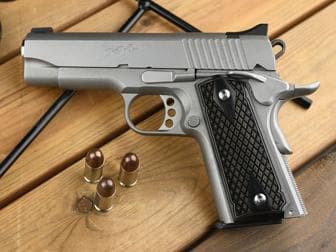 1911 Compact/Officer Classic Panel Silverblack Spanish Diamond