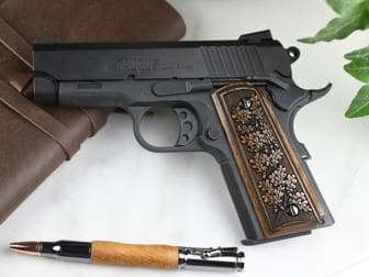 1911 Compact/Officer Classic Panel Super Walnut Oak Tree