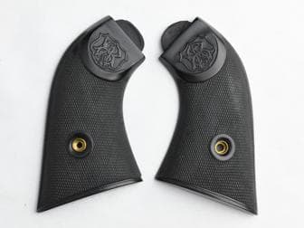 Remington 1875 Classic Panel Replica Black Checkered with Logo<br>(Retail Price: $55)