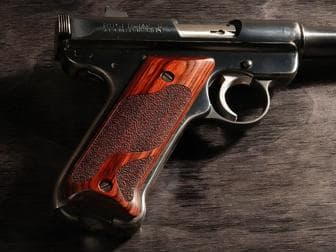 Ruger Mark II Classic Panel Super Rosewood Stipple