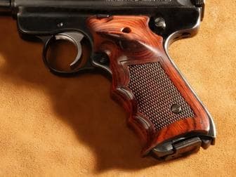 Ruger Mark II Ultima Target Super Rosewood Checkered