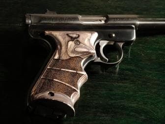 Ruger Mark II Ultima Target Silverblack Stipple