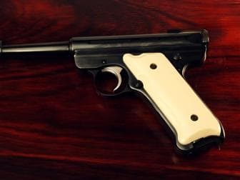 Ruger Mark III Classic Panel Bonded Ivory