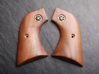 Ruger Old Model Blackhawk (3 Screw) Classic Panel American Walnut with Lone Star Medallions</br>(Retail Price: $38)