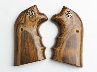 Ruger Blackhawk Oversize Fingergroove Super Walnut with Lone Star Medallions<br>(Retail Price: $65)
