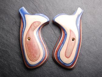 S&W N Round Oversize Fingergroove Red, White, & Blue</br>(Retail Price: $42)