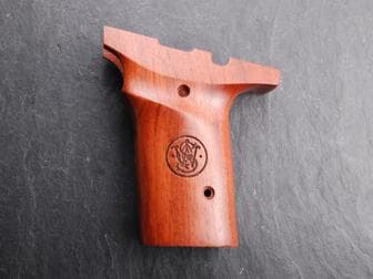 S&W 22A/Quantum Slim Target Bubinga with Laser Logo</br>(Retail Price: $61)